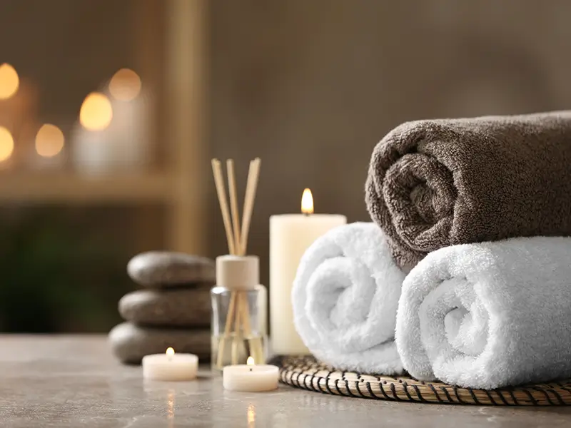 Manolya Spa masaj ve bakım alanı