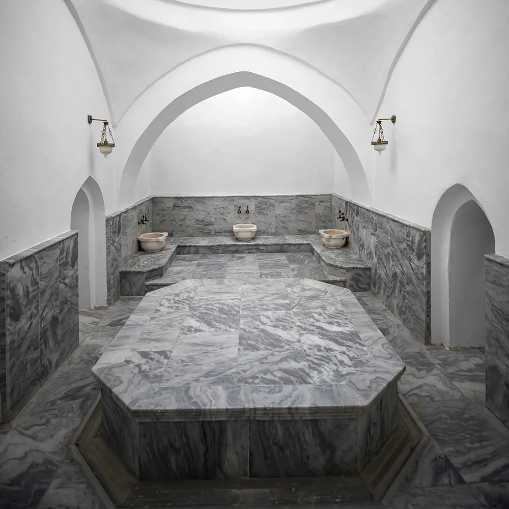 Şanlıurfa Türk hamamı göbek taşı - Manolya Spa